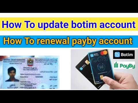 How To update botim emirates id card | payby in update id card | botim card kaise renewal kare