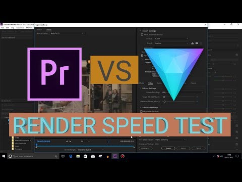 Premiere Pro vs HitFilm Pro Render Speed Test !!
