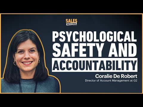 Psychological safety & accountability | Coralie De Robert