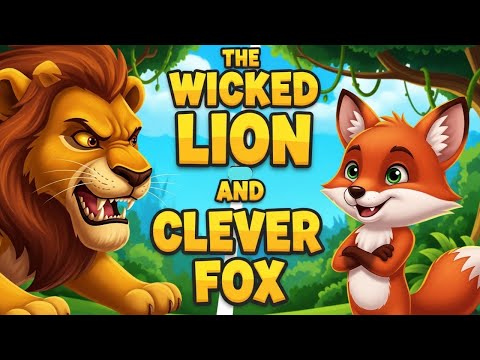 The Wicked Lion and The Clever Fox | Best Moral Story for Kids | English Bedtime Stories for Kids