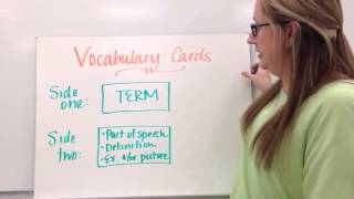 Vocabulary Flash Cards
