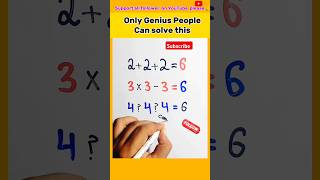 Only Genius People can Solve #maths #Puzzle#mathstrick#basicmath