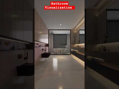 Bathroom interior lighting and rendering | 3d Sketchup and V-Ray #sketchup #Vrayrendering #rendering