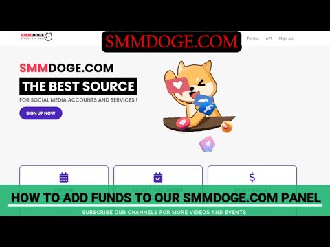 How to add funds to our SMMdoge Panel