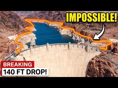 Footage From Hoover Dam Revealed The 140-Foot Decline Nobody Can Stop