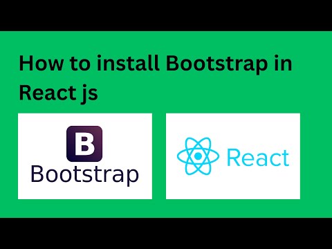 How to install Bootstrap in React js