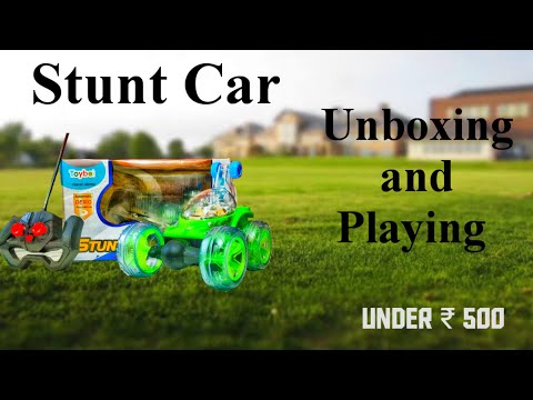 Stunt Car unboxing and playing