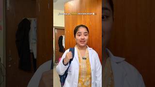 first day of MBBS INTERNSHIP!🥼🩺 #minivlog #mbbslife
