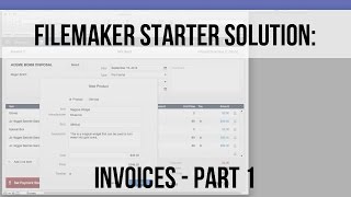 Destructive Testing - FMI’s Invoice Starter Solution - Part 1 | FileMaker Training