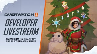 Developer Livestream | Live Overwatch Spray Drawing + Q&A with Aaron Keller