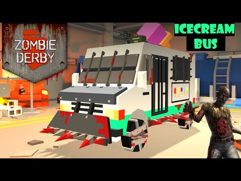 Derby Zombies: Winter Theme Ice Cream Truck Vs Flame Thrower Zombie
