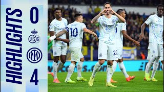 INTER HIT FOUR IN BRUSSELS 😎 | USG 0-4 INTER | UCL 25/26 HIGHLIGHTS ⚫🔵