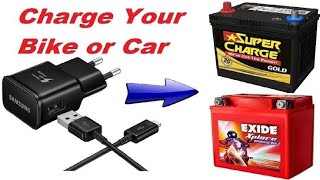 mobile charger jugad 12.v to 5.v