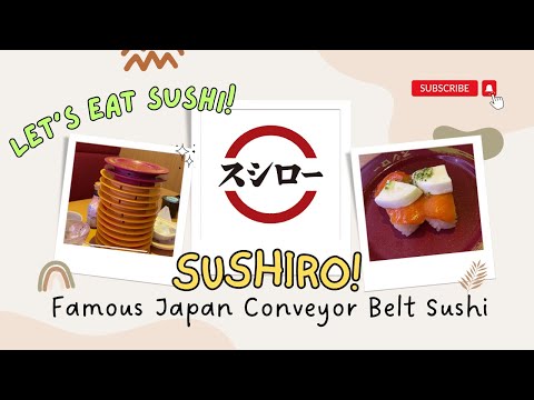 LIVING IN JAPAN 02 | Let's eat at Sushiro! | Conveyor belt sushi restaurant