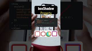 React Native boxShadow #shorts