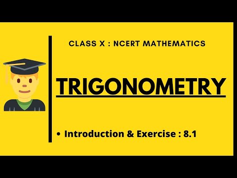 Class X NCERT Mathematics  CH 8 Trigonometry Exercise 8 .1 Solution
