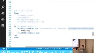 React CSS Transitions - Justin Perinovic, React Minneapolis Meetup 9-15-16