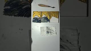 Micro Minis 4”x3” 😍 #cgayas #cgayasart #processart #thickpaint #mountainscapes #arttherapy #texture