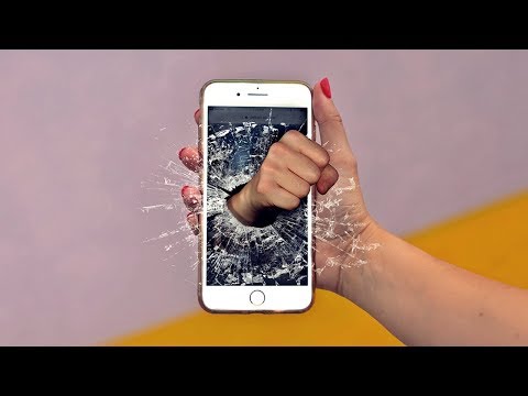break up iphone x -  photoshop tutorial