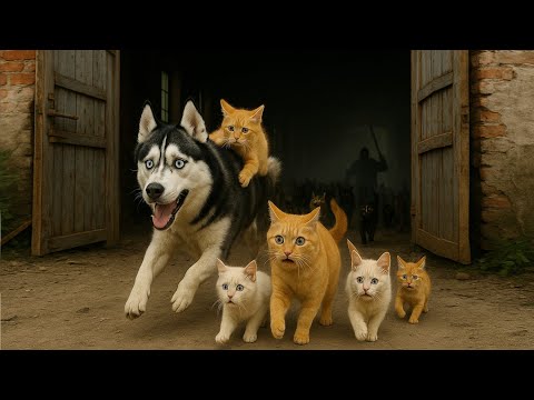 The Story of the Missing Mama Cat and the Rescue Journey of Her Kitten and Kind Dog 🐱🐶