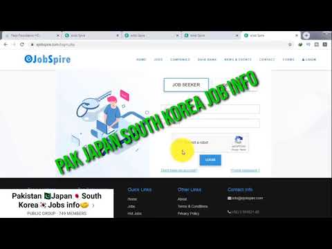 How can apply for japan jobs 2020