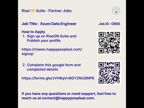 Azure Data Engineer – Full-Time – Partner Jobs | RiseON Suite