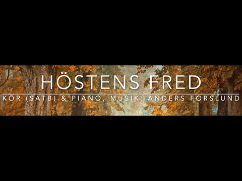 Höstens fred - kör (SATB) & piano