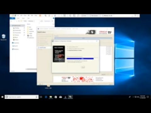How to install Oracle database g11 r2 on windows .