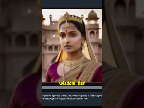 👑✨ "The Royal Indian Queen – Grace, Power & Legacy! 🇮🇳🔥"