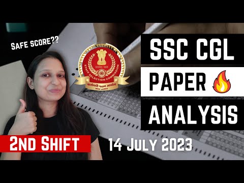 SSC CGL Paper Analysis 2023 || Second Shift || Safe score??