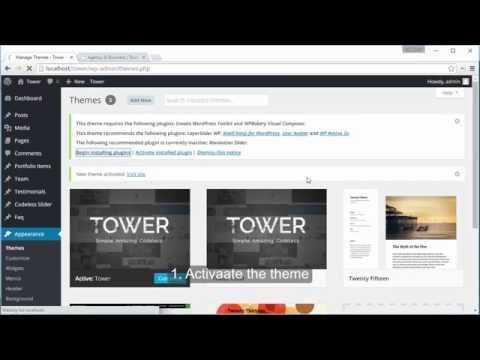 Tower -  One Click Dummy Data and Online Builder