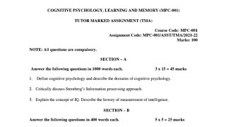 MPC001 JULY 2021 AND JAN 2022 ASSIGNMENTS