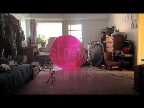 Blowing Up a Big 36 Inch Balloon