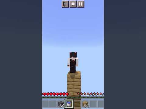 Water bucket mlg which next #minecraft #minecraftmlg  ##minecraftpe #minecraftshorts