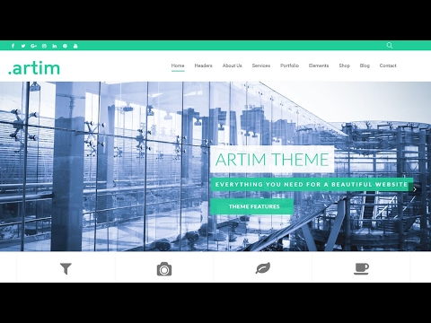 How to install and Import Demo in Artim Theme