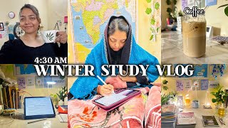 I Woke Up at 4:30 AM for UPSC Preparation in Delhi winter 😭 | UPSC Aspirants life 🔥| study vlog
