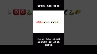 Crack the code #shorts #viral #code #hard