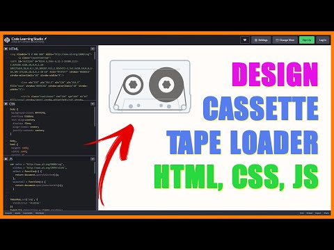 Design Cassette Tape Loader With HTML, CSS & JavaScript | Code Learning Studio