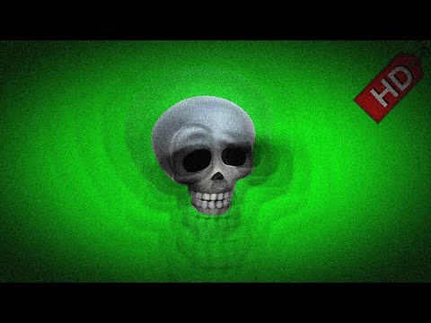Green screen skull face trending | Skull face green screen 