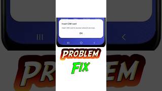 Insert sim card to access network services problem #shorts #youtubeshorts