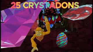 I killed 25 of the new crystadon boss in UG VR.