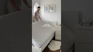 minimalist room tip - white sheets! 🤍 #roomdecorideas  #aestheticroom #shorts