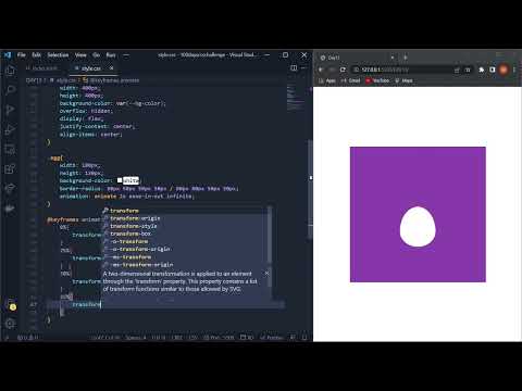 100 Days CSS Challenge Day #13 | CSS Easter Egg Animation  | Code With Marish😎