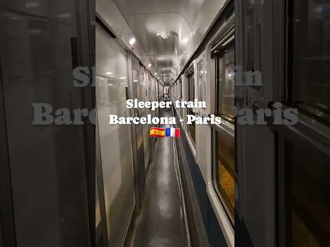 Night train to Paris! #train #europetravel #shorts