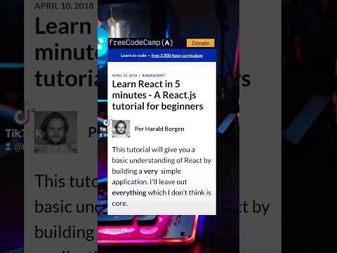 React intro,sweet and simple! #coding #javascript #react #reactjs #webdevelopment #js #coder