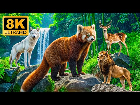 Restful Wild 8K ULTRA HD 🐾 Deep animal rest surrounded by soothing sound