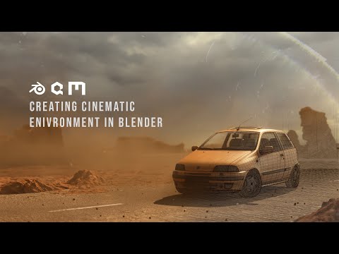 CGI Scene (Creating Environment in Blender) | Desert
