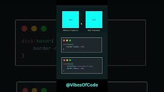 ✨ CSS Transitions: With vs Without Animation | Smooth Hover Effects