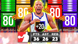 My 80 EVERYTHING BUILD + 20 CAP BREAKERS is DOMINATING RANDOM REC in NBA 2K26