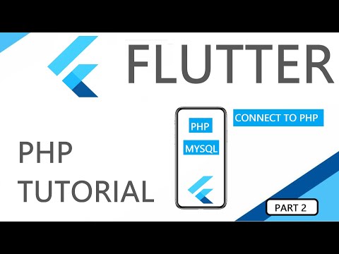 Flutter PHP MySQL tutorial  part 2 Connecting to the Database